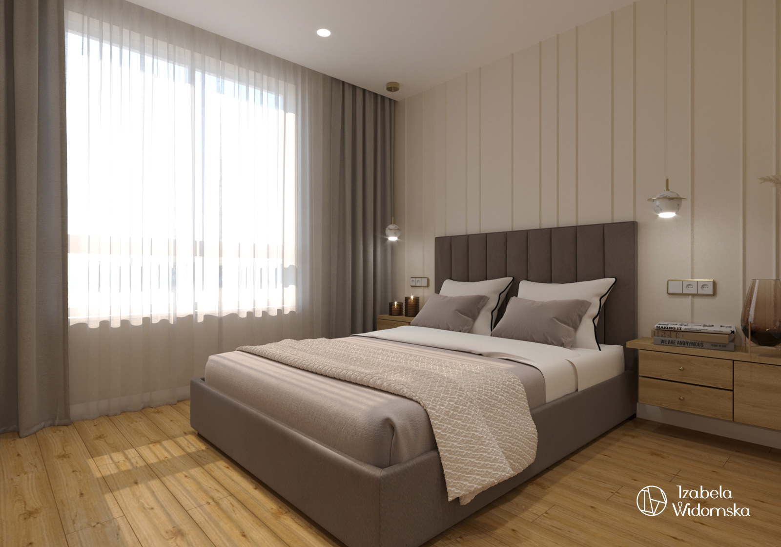 Luksusowy apartament na wynajem | Komfort Piękno Harmonia | Projekt wnętrza architekt Izabela Widomska