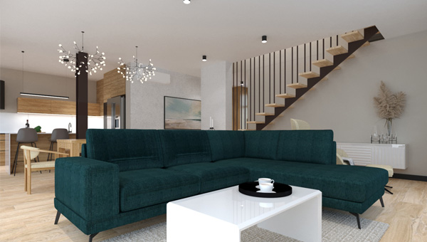 Komfortowy i piękny dom w minimalistycznym stylu