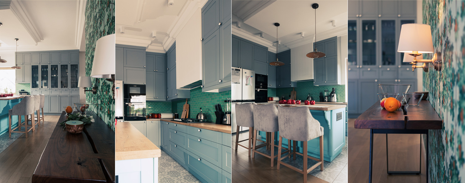 Dom inspirowany stylem Hampton