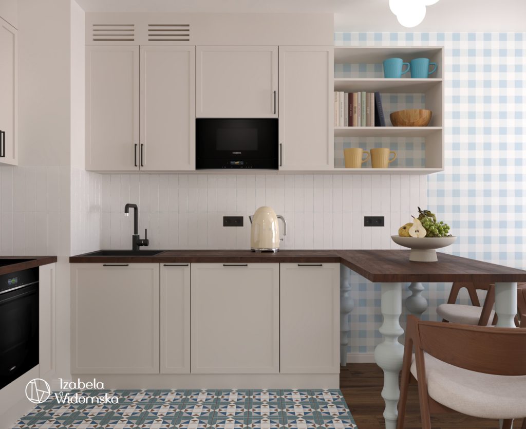 Metamorfoza mieszkania 40 m² w Wilanowie | Harmonia Dobre życie Dopasowanie | Projekt wnętrza architekt Izabela Widomska