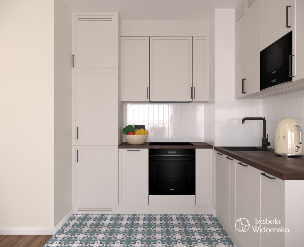 Metamorfoza mieszkania 40 m² w Wilanowie | Harmonia Dobre życie Dopasowanie | Projekt wnętrza architekt Izabela Widomska