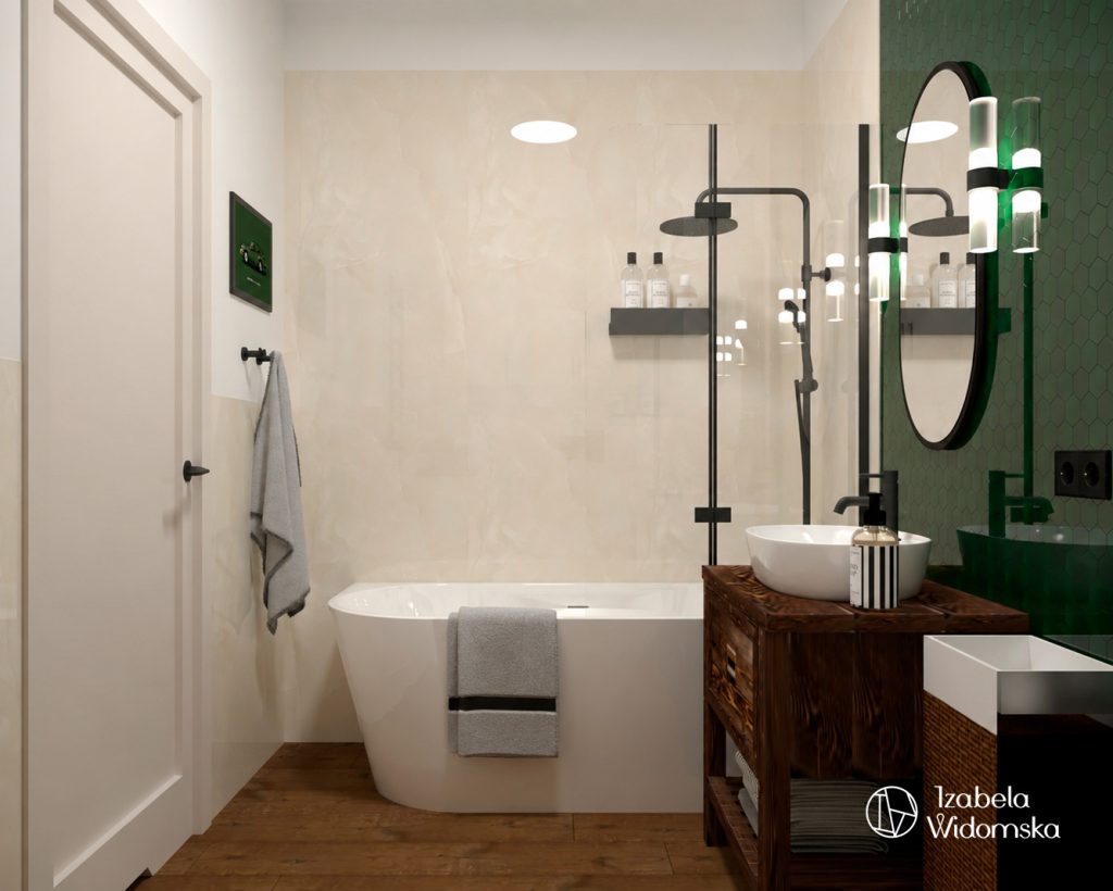Metamorfoza mieszkania 40 m² w Wilanowie | Harmonia Dobre życie Dopasowanie | Projekt wnętrza architekt Izabela Widomska