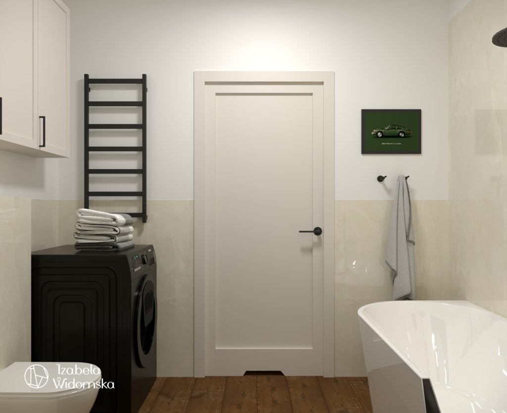 Metamorfoza mieszkania 40 m² w Wilanowie | Harmonia Dobre życie Dopasowanie | Projekt wnętrza architekt Izabela Widomska