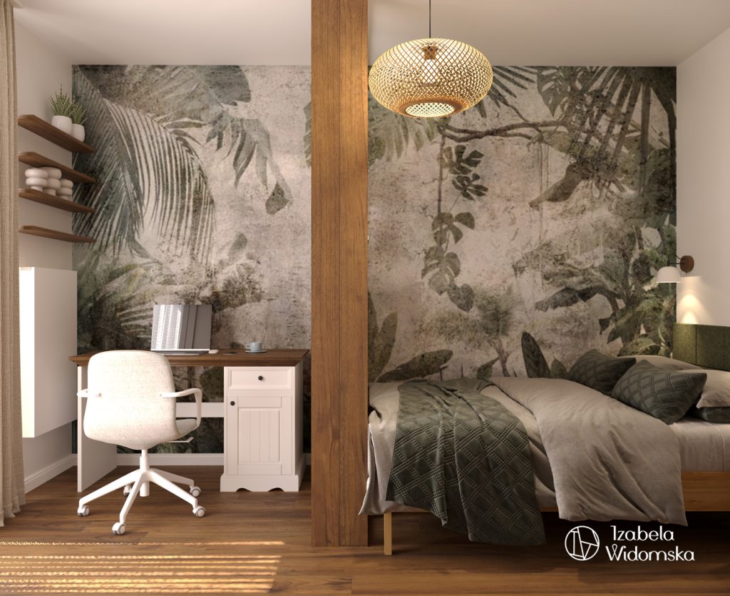 Metamorfoza mieszkania 40 m² w Wilanowie | Harmonia Dobre życie Dopasowanie | Projekt wnętrza architekt Izabela Widomska